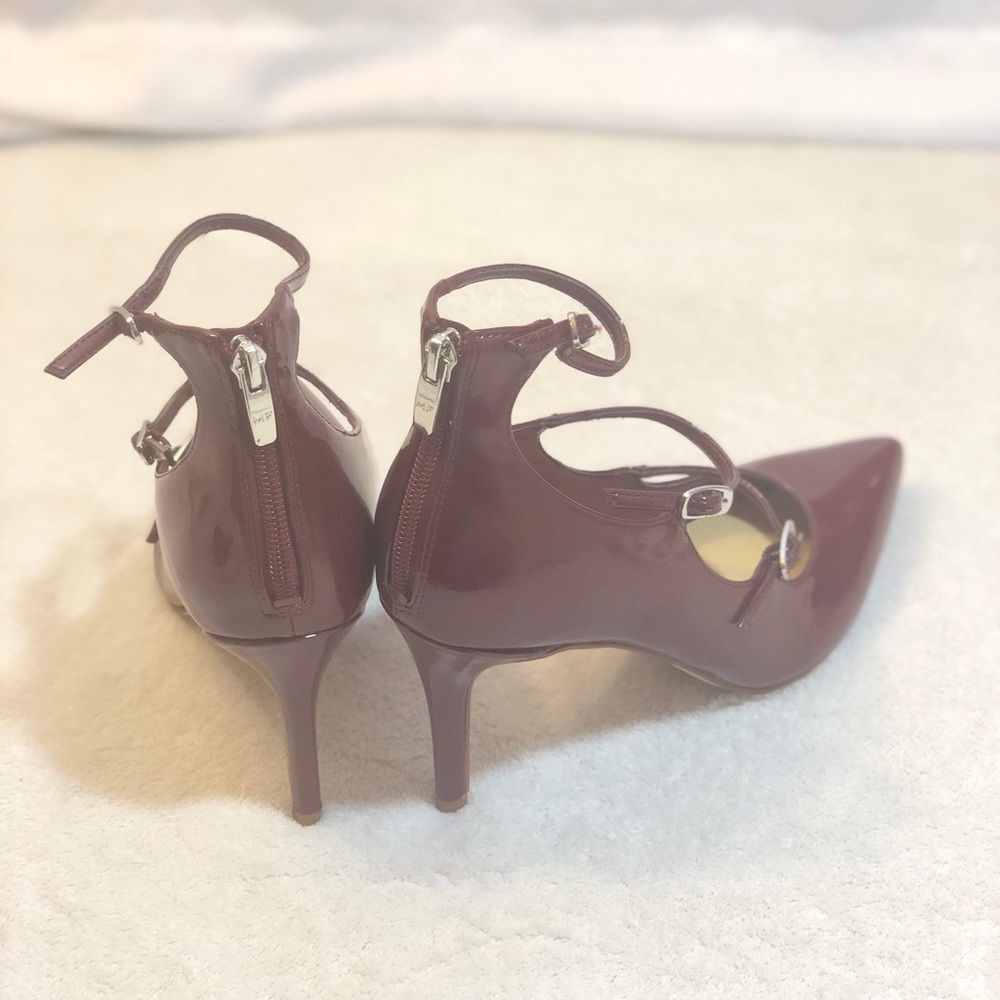 Deep Red/Maroon Heels - Picture 3 of 8